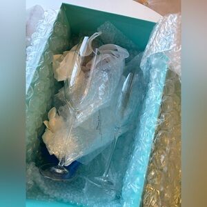 Tiffany & Co Pair of Champagne Flutes